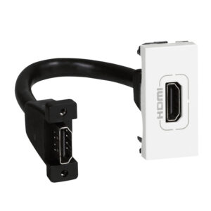 Розетка HDMI Mosaic 1А белый