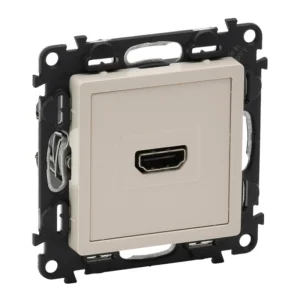 Valena LIFE Розетка для аудио/видео устройств HDMI Тип А С лицевой панелью Слоновая кость