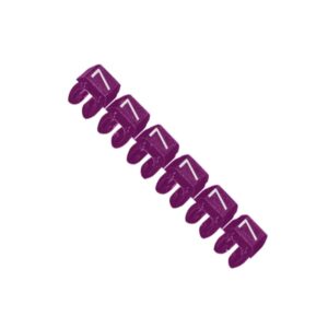 Маркер CAB 3 - для кабеля 4-6 мм² - цифра 7 - фиолетовый, пластик